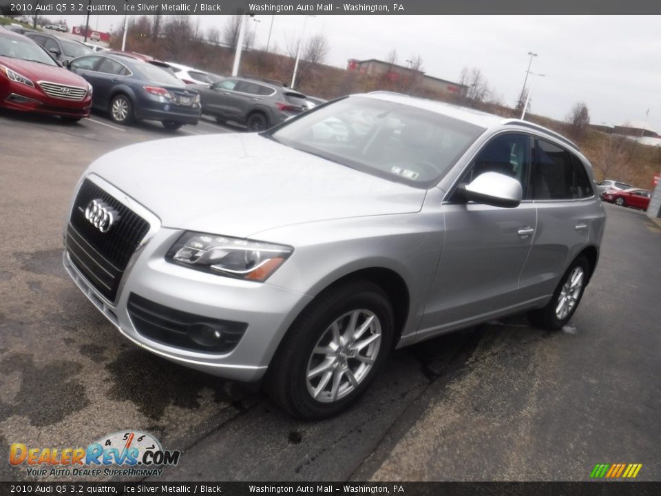 2010 Audi Q5 3.2 quattro Ice Silver Metallic / Black Photo #7