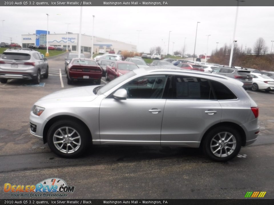 2010 Audi Q5 3.2 quattro Ice Silver Metallic / Black Photo #8