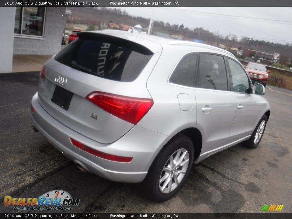 2010 Audi Q5 3.2 quattro Ice Silver Metallic / Black Photo #11