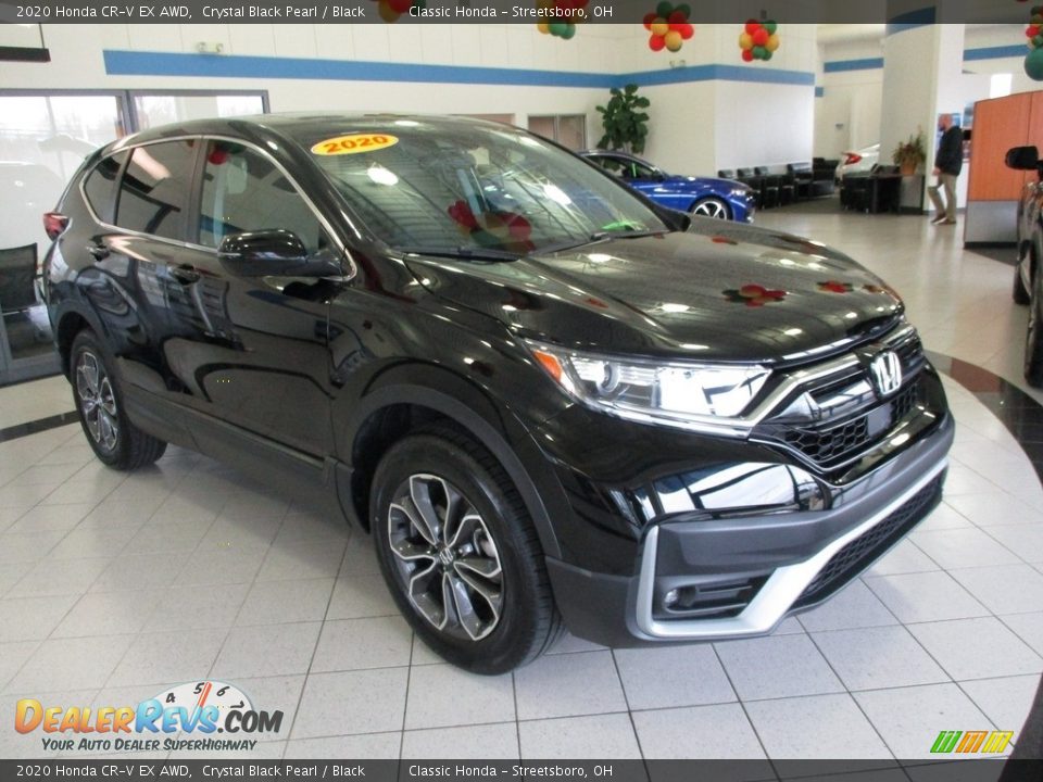 2020 Honda CR-V EX AWD Crystal Black Pearl / Black Photo #3