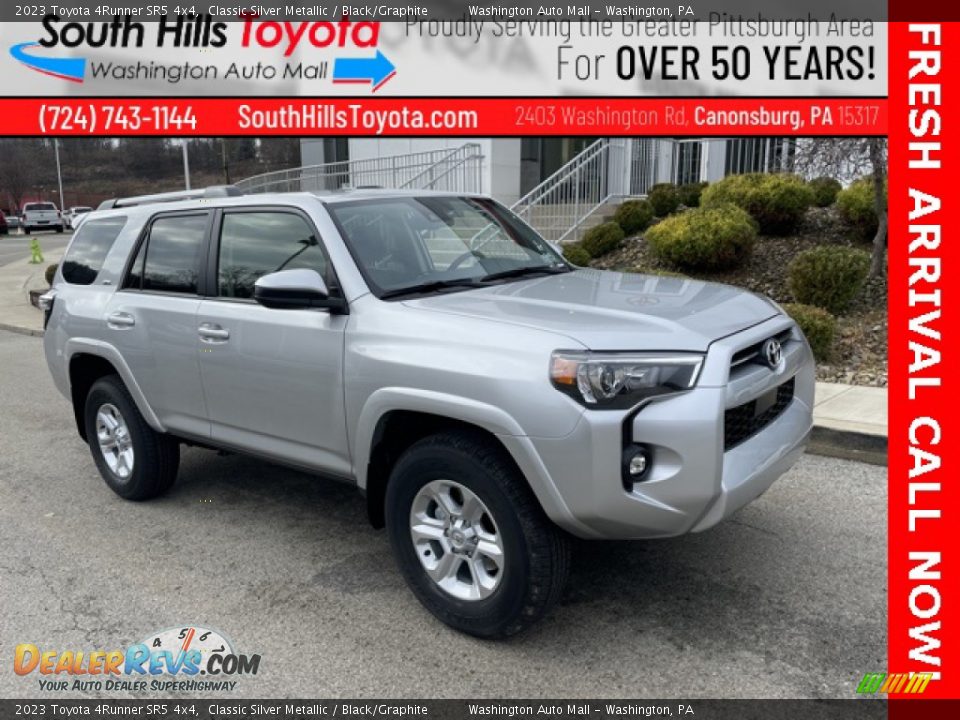 2023 Toyota 4Runner SR5 4x4 Classic Silver Metallic / Black/Graphite Photo #1