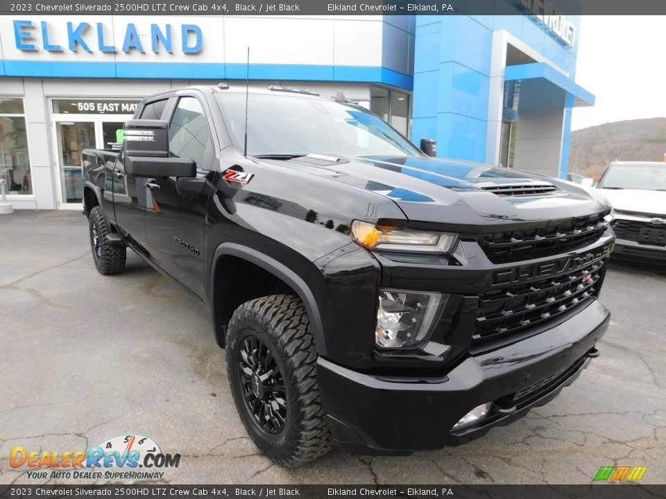 2023 Chevrolet Silverado 2500HD LTZ Crew Cab 4x4 Black / Jet Black Photo #4