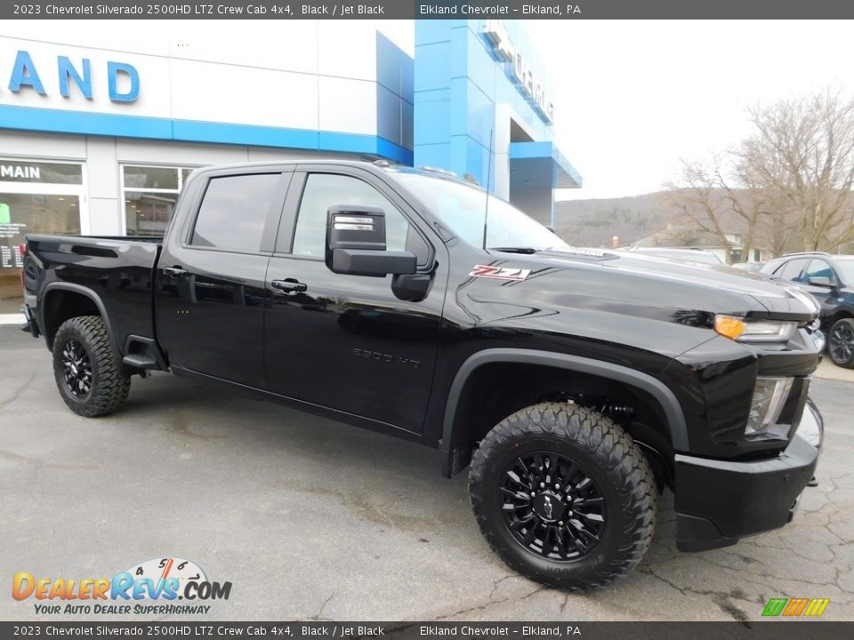 2023 Chevrolet Silverado 2500HD LTZ Crew Cab 4x4 Black / Jet Black Photo #5