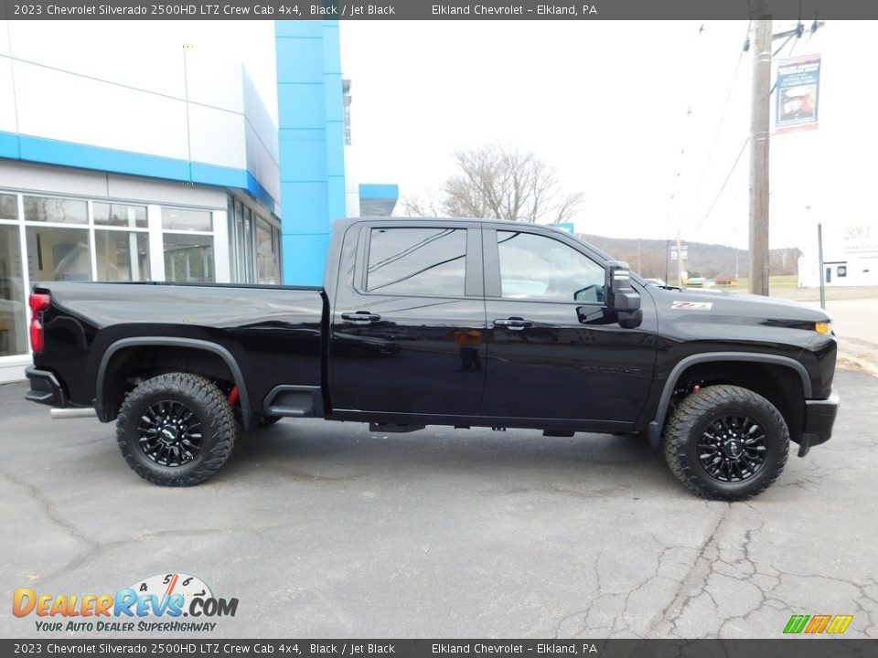 2023 Chevrolet Silverado 2500HD LTZ Crew Cab 4x4 Black / Jet Black Photo #7