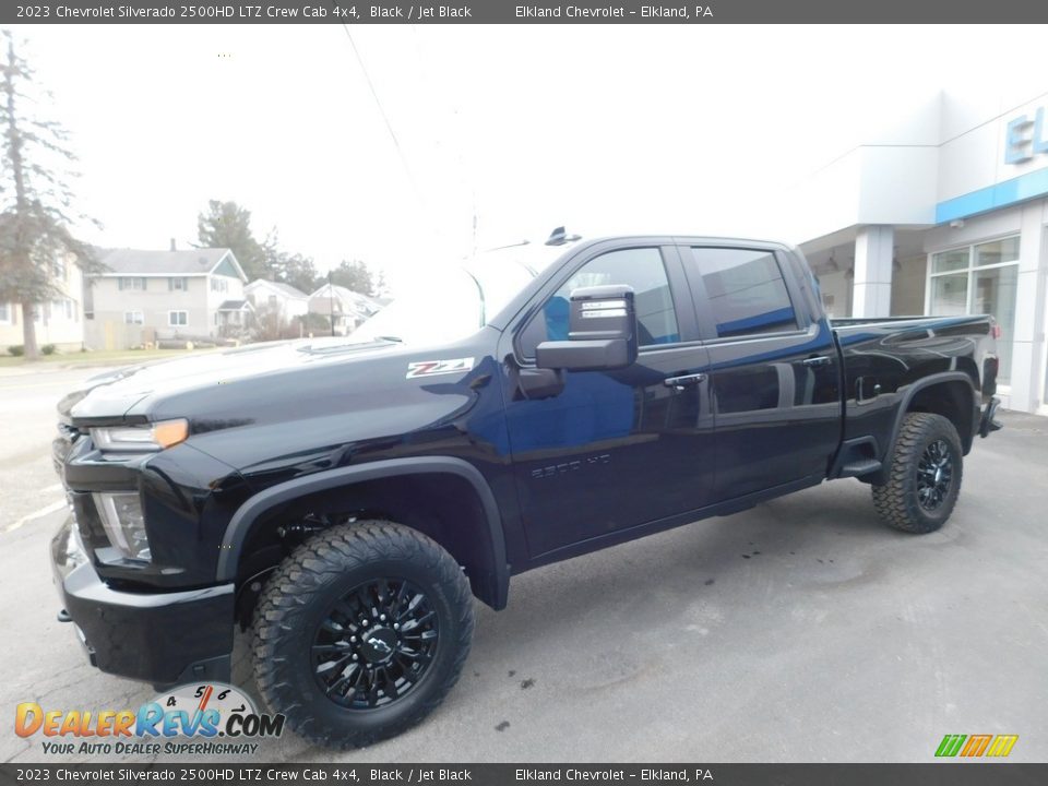 2023 Chevrolet Silverado 2500HD LTZ Crew Cab 4x4 Black / Jet Black Photo #13