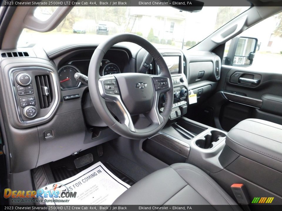 Jet Black Interior - 2023 Chevrolet Silverado 2500HD LTZ Crew Cab 4x4 Photo #24