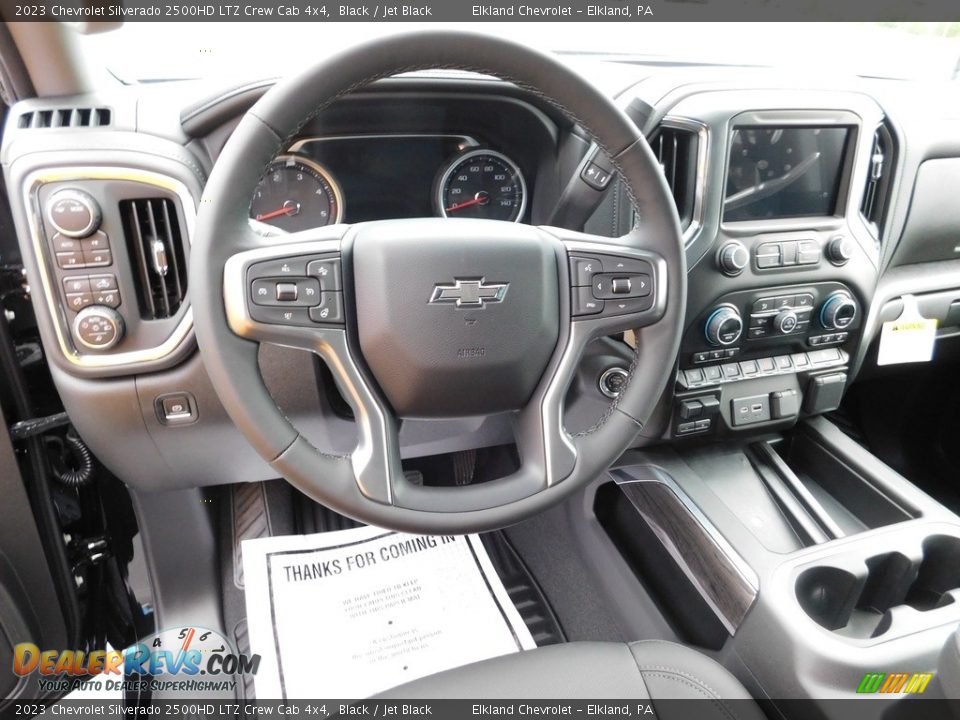 2023 Chevrolet Silverado 2500HD LTZ Crew Cab 4x4 Black / Jet Black Photo #25