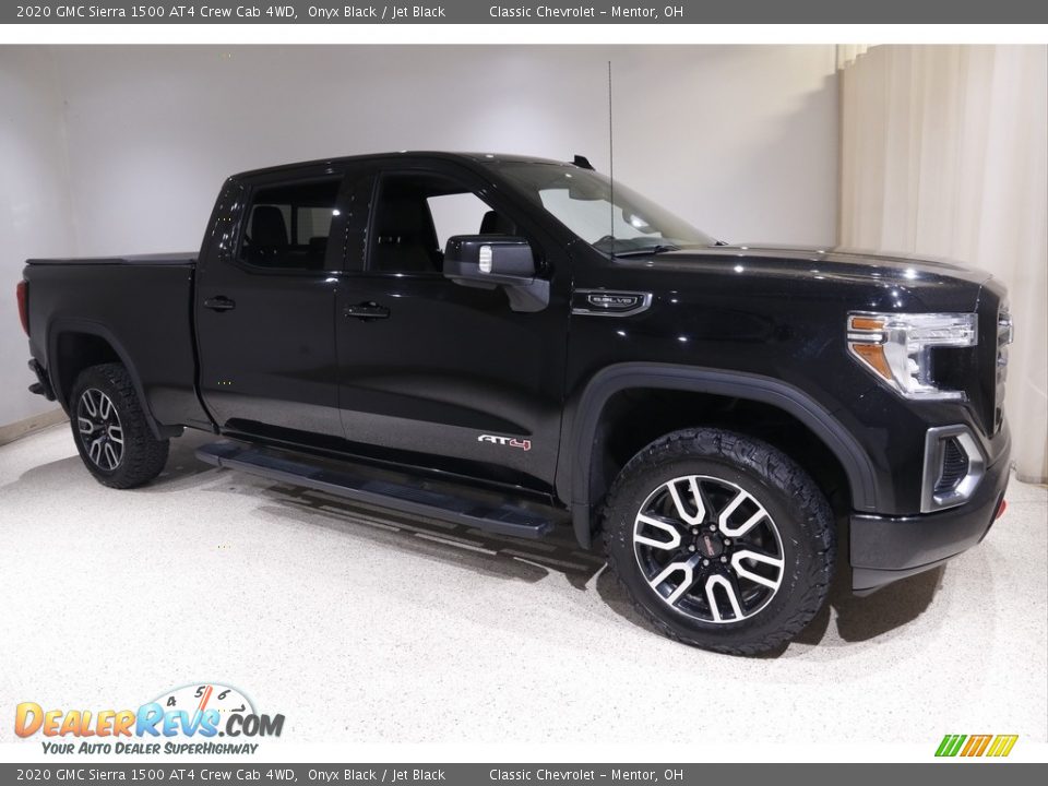 Onyx Black 2020 GMC Sierra 1500 AT4 Crew Cab 4WD Photo #1