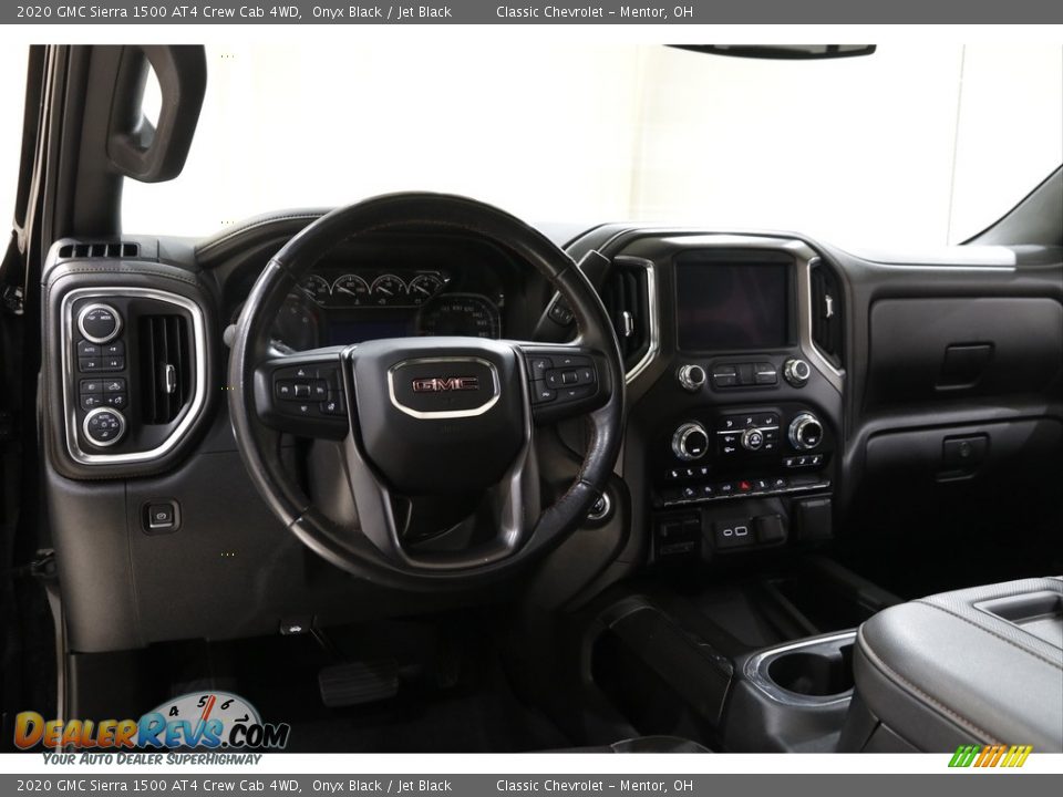 2020 GMC Sierra 1500 AT4 Crew Cab 4WD Onyx Black / Jet Black Photo #7