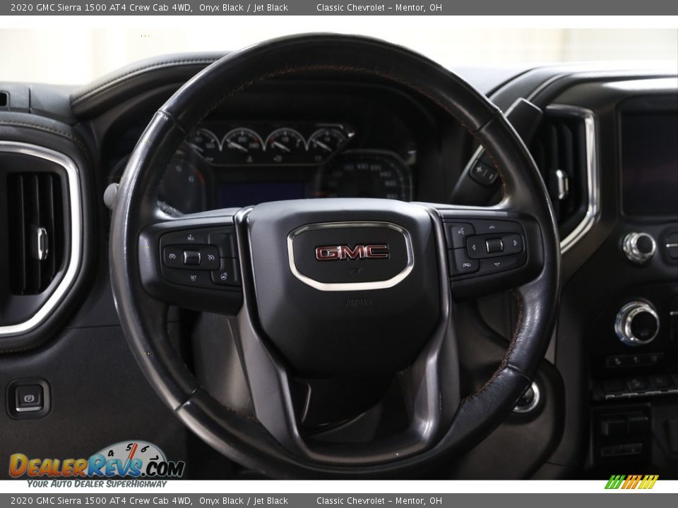 2020 GMC Sierra 1500 AT4 Crew Cab 4WD Steering Wheel Photo #8