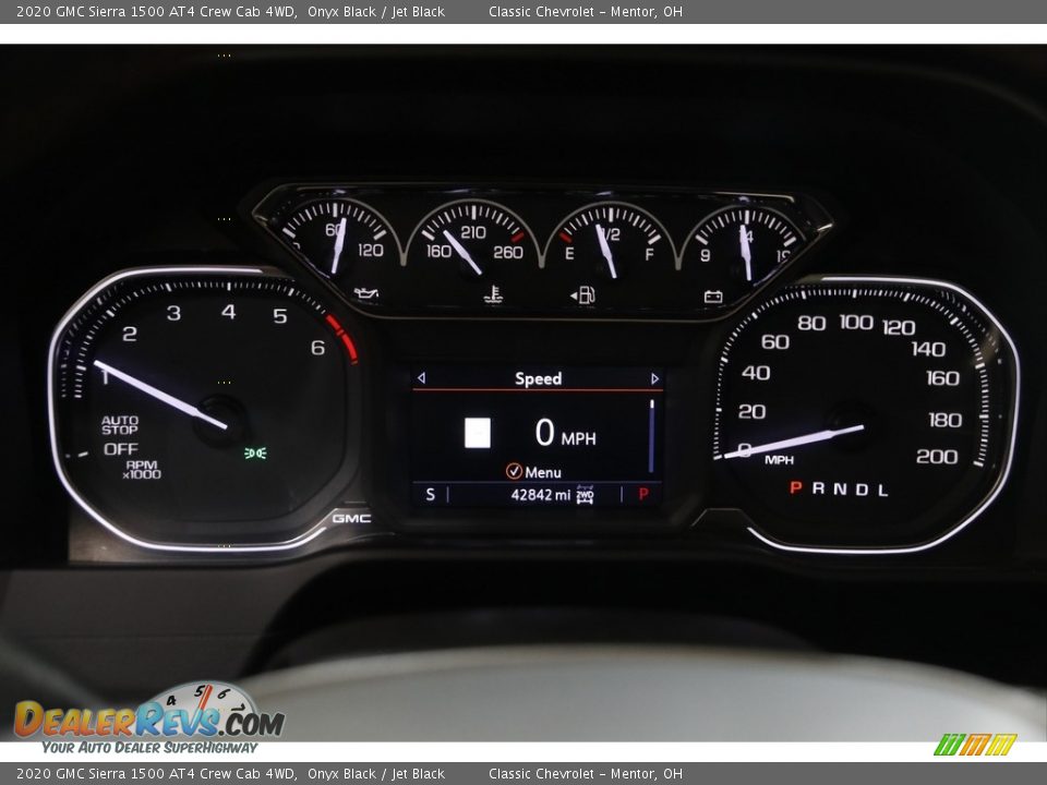 2020 GMC Sierra 1500 AT4 Crew Cab 4WD Gauges Photo #9