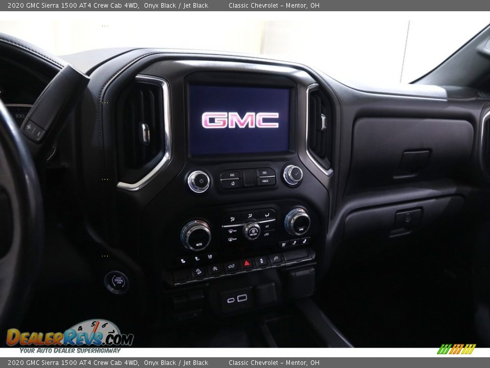 Dashboard of 2020 GMC Sierra 1500 AT4 Crew Cab 4WD Photo #10