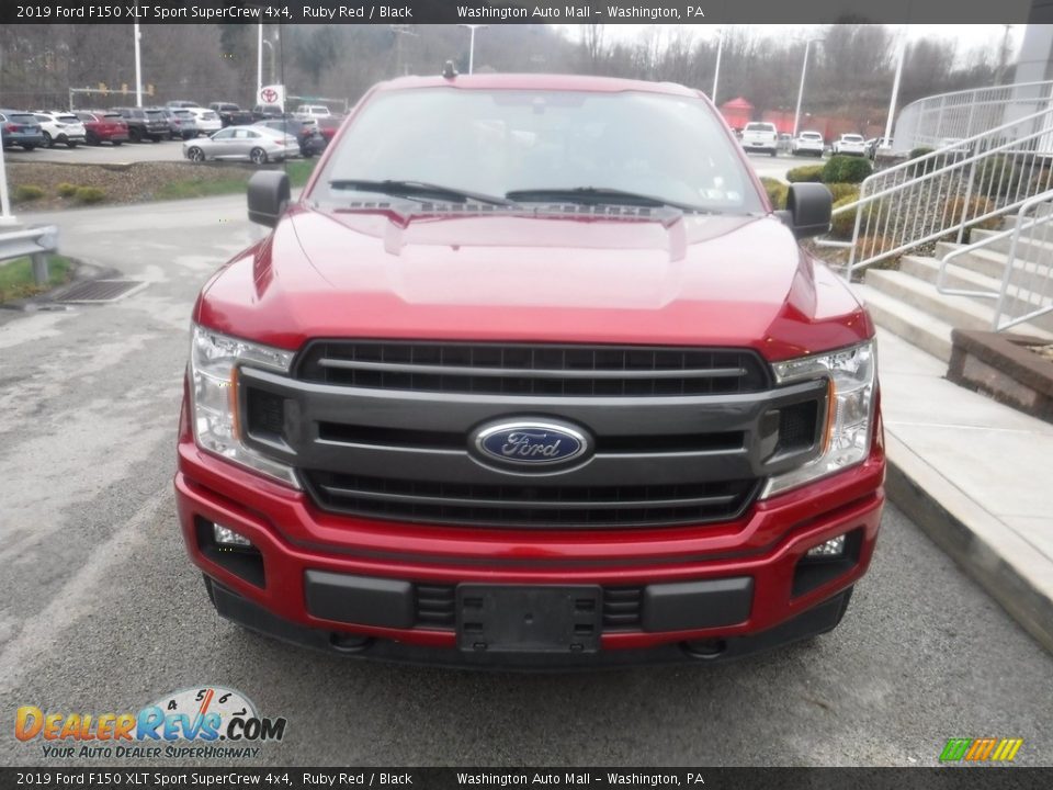 2019 Ford F150 XLT Sport SuperCrew 4x4 Ruby Red / Black Photo #14