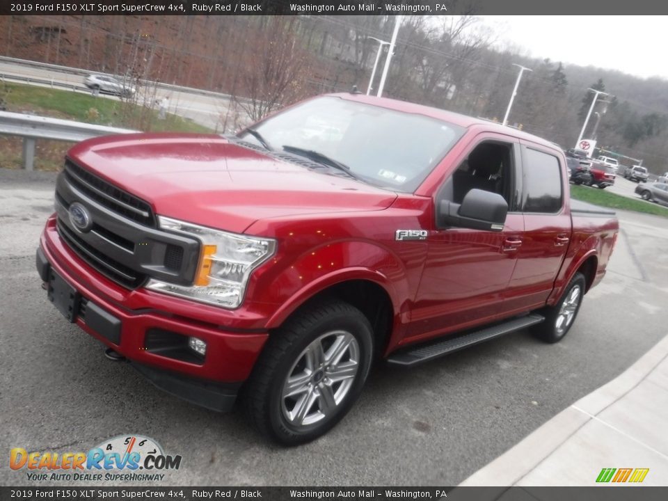 2019 Ford F150 XLT Sport SuperCrew 4x4 Ruby Red / Black Photo #15