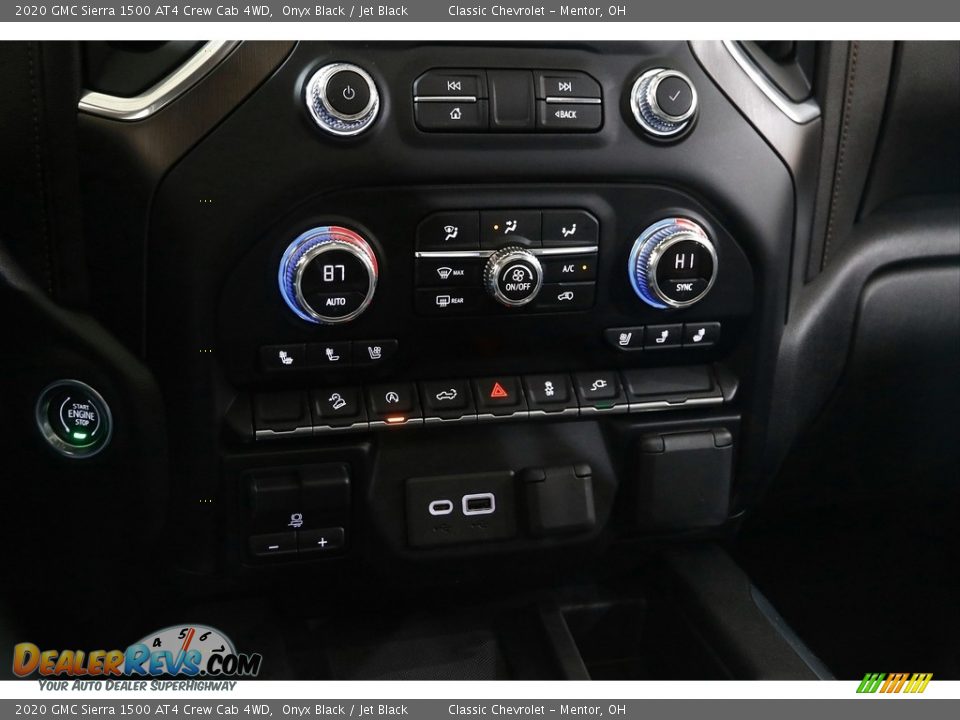 Controls of 2020 GMC Sierra 1500 AT4 Crew Cab 4WD Photo #15