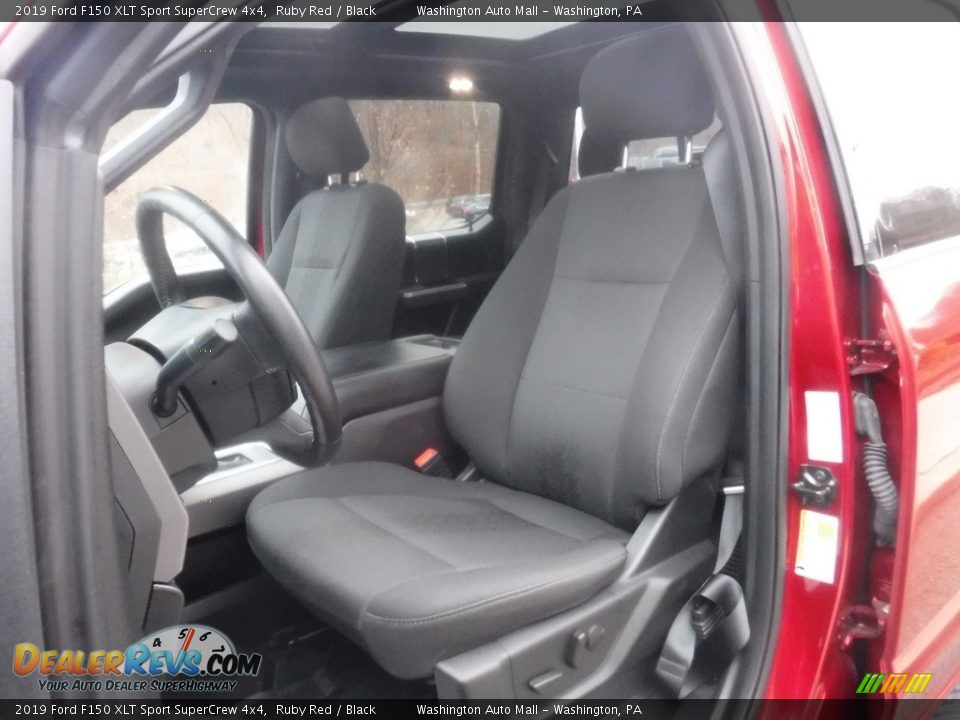 2019 Ford F150 XLT Sport SuperCrew 4x4 Ruby Red / Black Photo #25