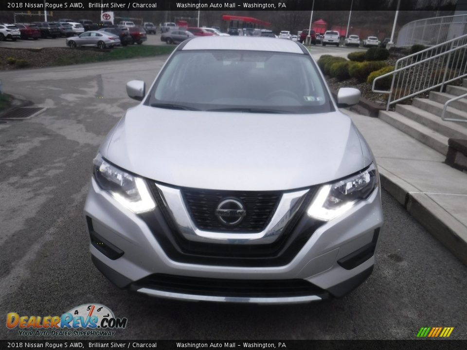 2018 Nissan Rogue S AWD Brilliant Silver / Charcoal Photo #9
