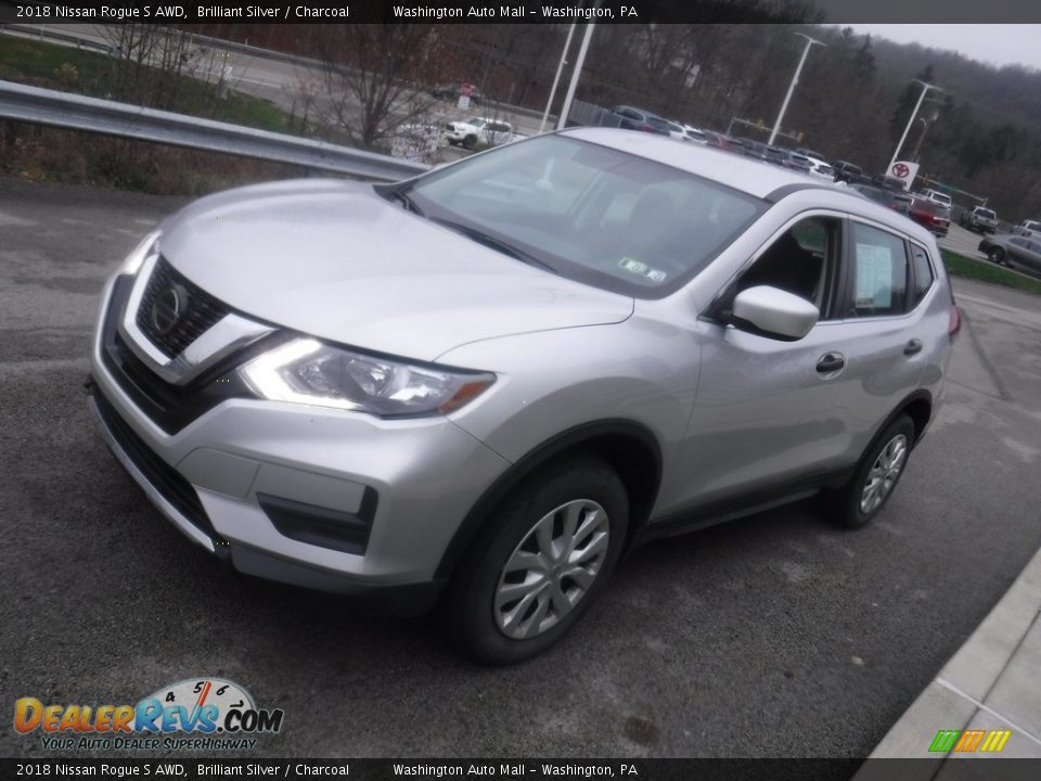 2018 Nissan Rogue S AWD Brilliant Silver / Charcoal Photo #10