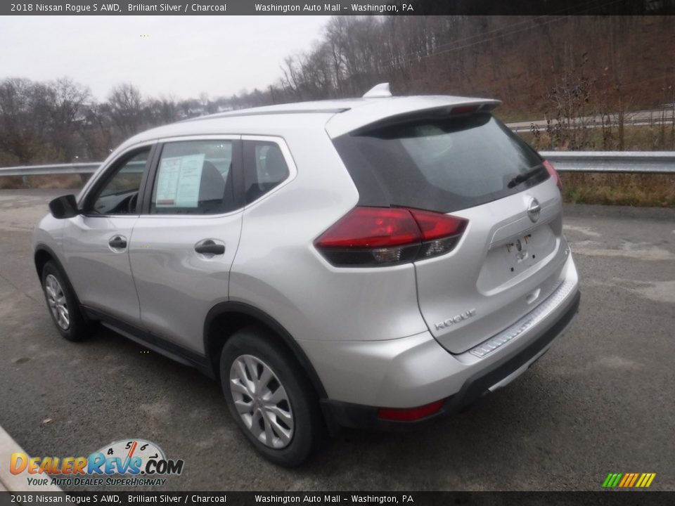 2018 Nissan Rogue S AWD Brilliant Silver / Charcoal Photo #12