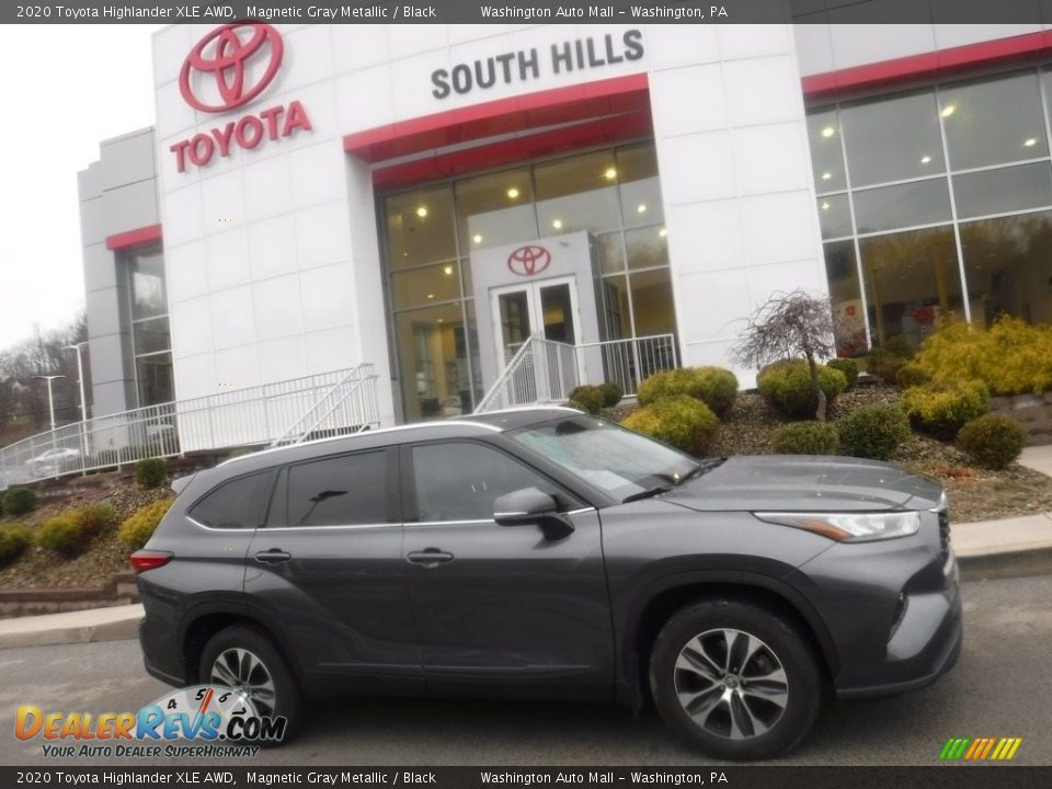 2020 Toyota Highlander XLE AWD Magnetic Gray Metallic / Black Photo #2