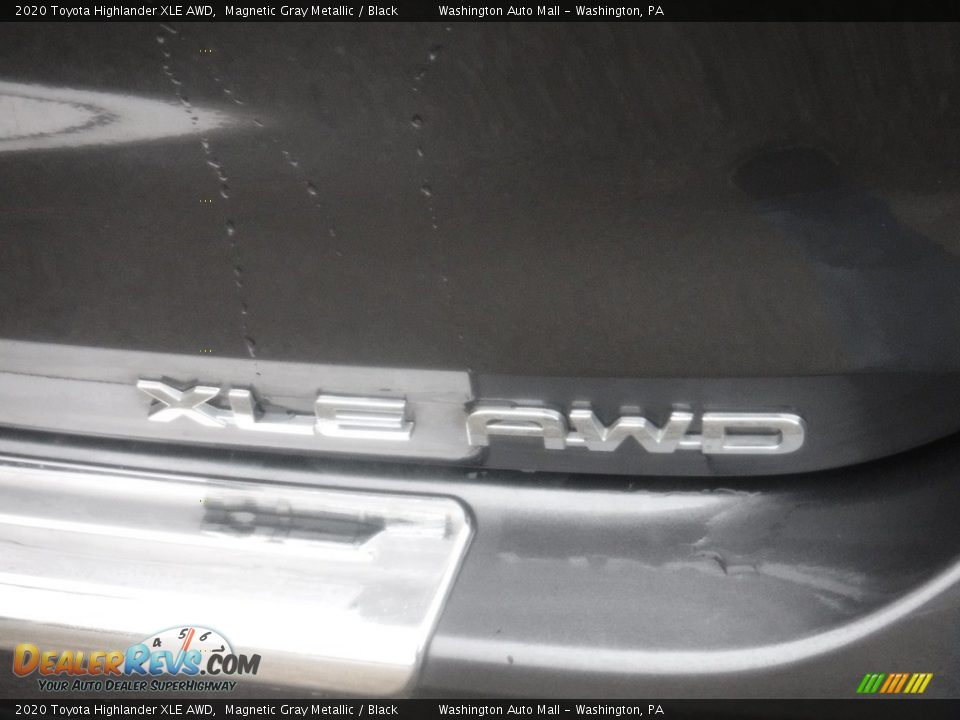 2020 Toyota Highlander XLE AWD Magnetic Gray Metallic / Black Photo #11