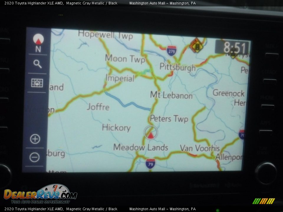 2020 Toyota Highlander XLE AWD Magnetic Gray Metallic / Black Photo #18