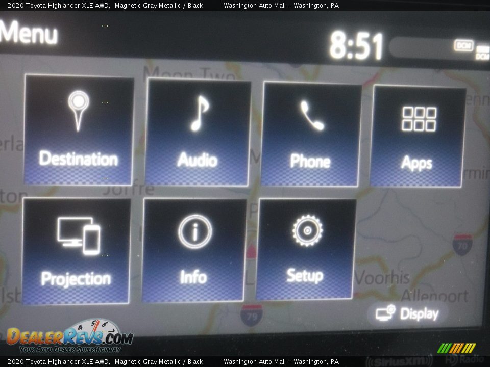 2020 Toyota Highlander XLE AWD Magnetic Gray Metallic / Black Photo #20