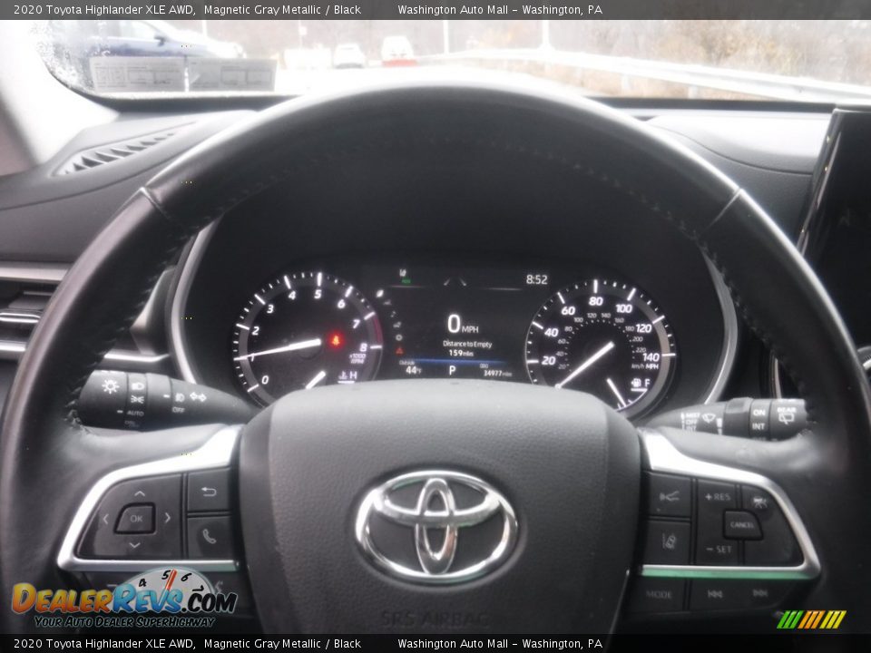 2020 Toyota Highlander XLE AWD Magnetic Gray Metallic / Black Photo #22