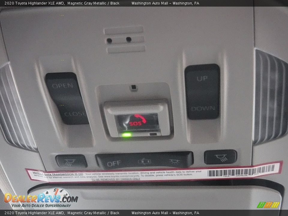 2020 Toyota Highlander XLE AWD Magnetic Gray Metallic / Black Photo #26