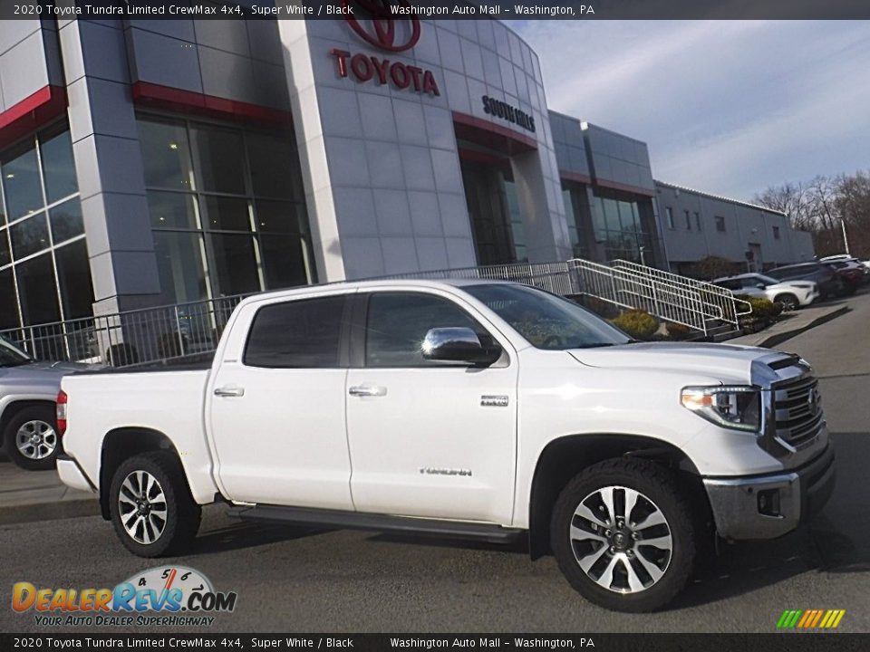 Super White 2020 Toyota Tundra Limited CrewMax 4x4 Photo #2