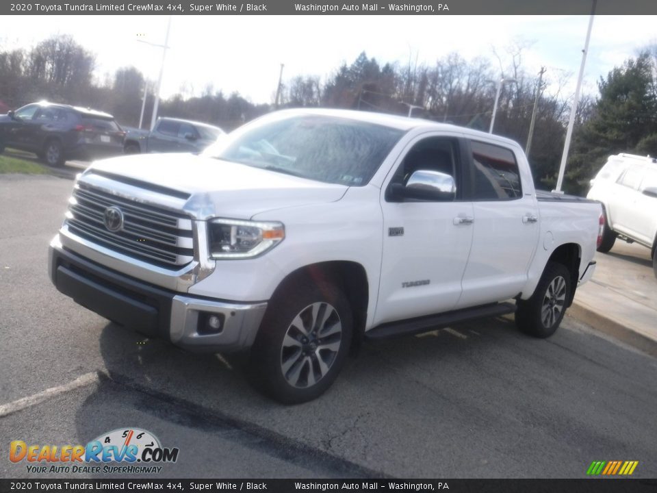 2020 Toyota Tundra Limited CrewMax 4x4 Super White / Black Photo #15