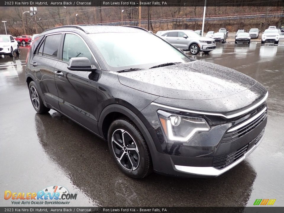 2023 Kia Niro EX Hybrid Aurora Black / Charcoal Photo #2