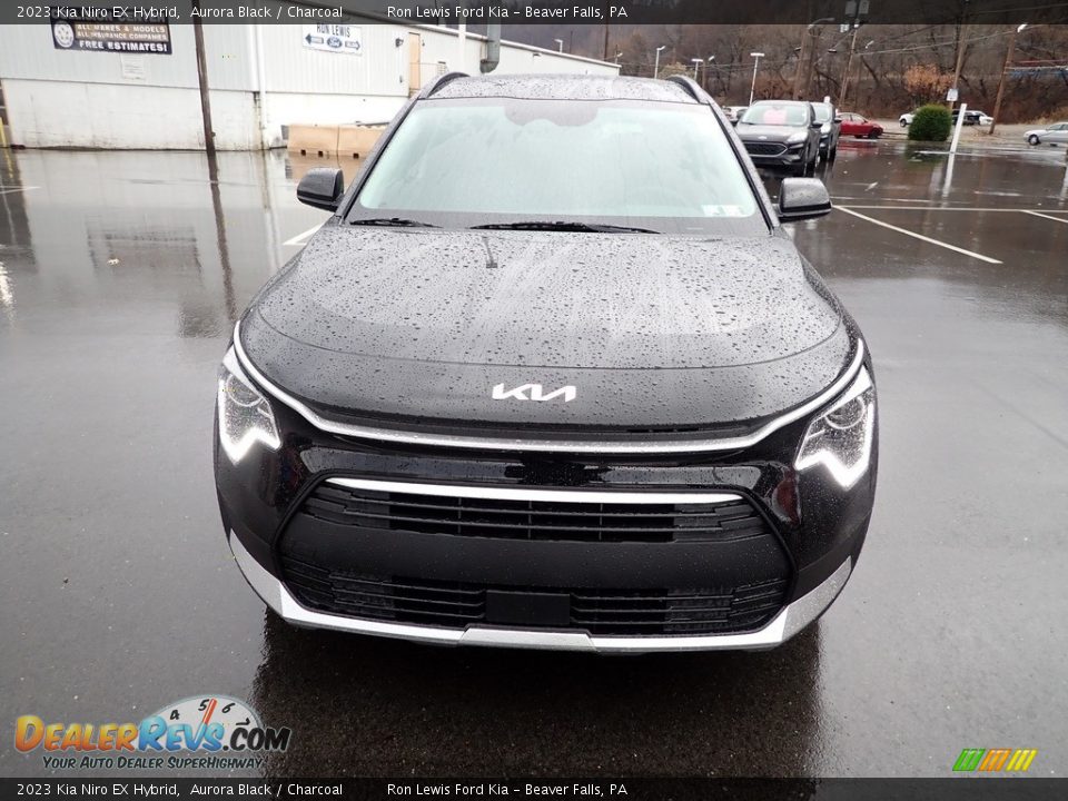 2023 Kia Niro EX Hybrid Aurora Black / Charcoal Photo #3