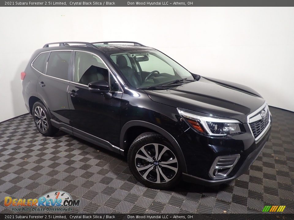 2021 Subaru Forester 2.5i Limited Crystal Black Silica / Black Photo #4