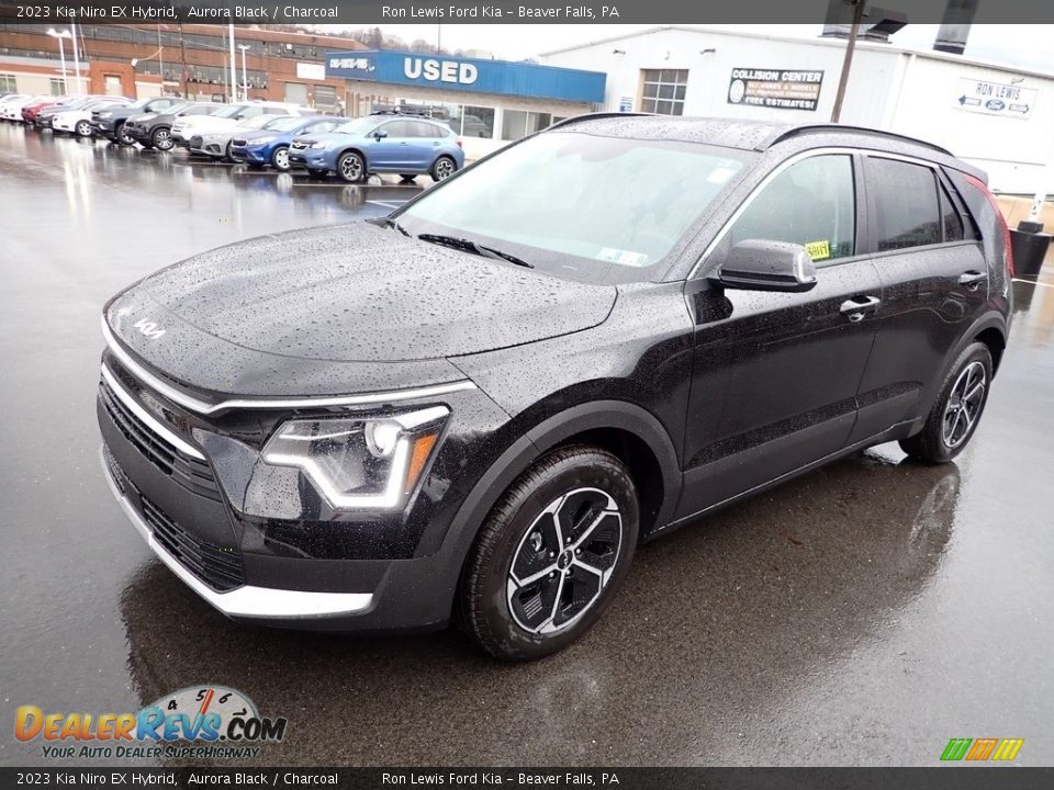 2023 Kia Niro EX Hybrid Aurora Black / Charcoal Photo #4