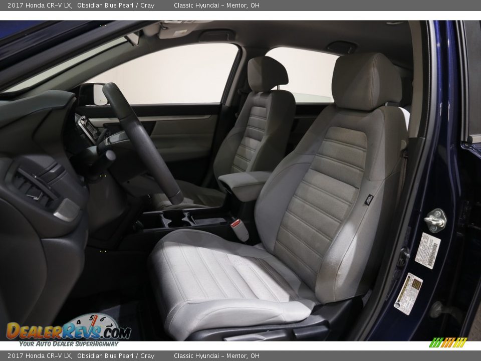 2017 Honda CR-V LX Obsidian Blue Pearl / Gray Photo #5