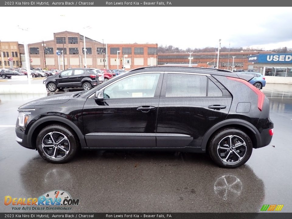 2023 Kia Niro EX Hybrid Aurora Black / Charcoal Photo #5