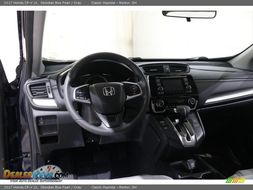 2017 Honda CR-V LX Obsidian Blue Pearl / Gray Photo #6