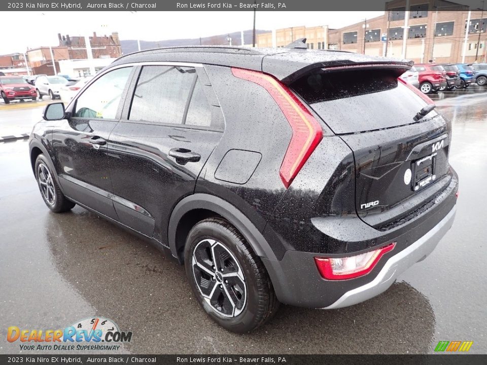 2023 Kia Niro EX Hybrid Aurora Black / Charcoal Photo #6