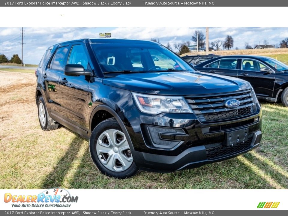 Front 3/4 View of 2017 Ford Explorer Police Interceptor AWD Photo #1