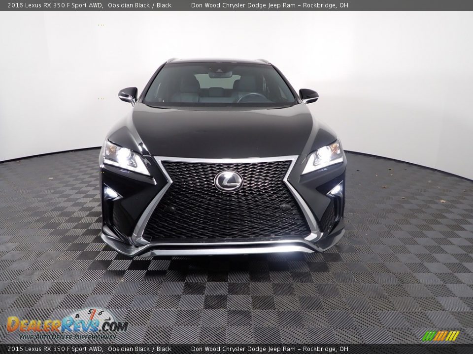 2016 Lexus RX 350 F Sport AWD Obsidian Black / Black Photo #7