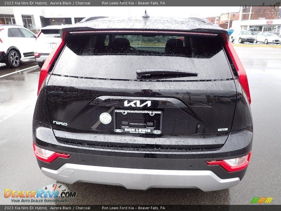 2023 Kia Niro EX Hybrid Aurora Black / Charcoal Photo #7