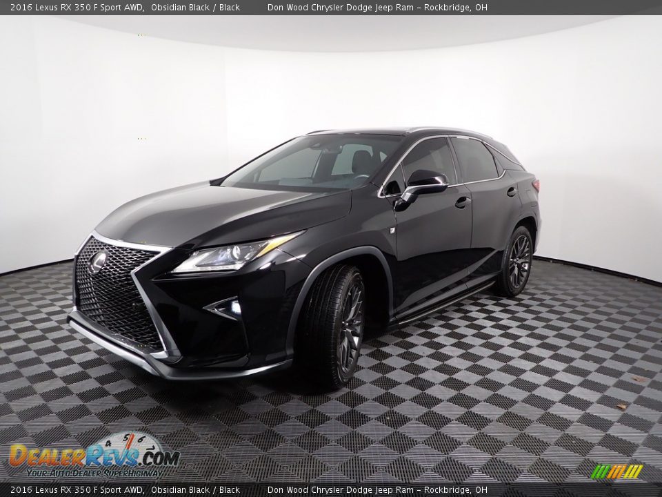 Obsidian Black 2016 Lexus RX 350 F Sport AWD Photo #8