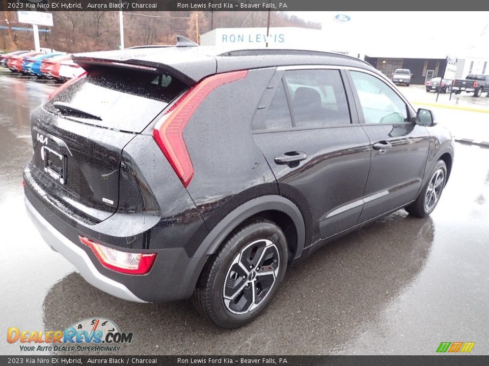 2023 Kia Niro EX Hybrid Aurora Black / Charcoal Photo #8