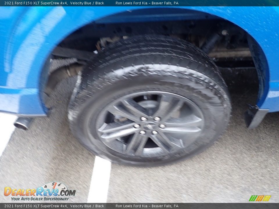 2021 Ford F150 XLT SuperCrew 4x4 Velocity Blue / Black Photo #5