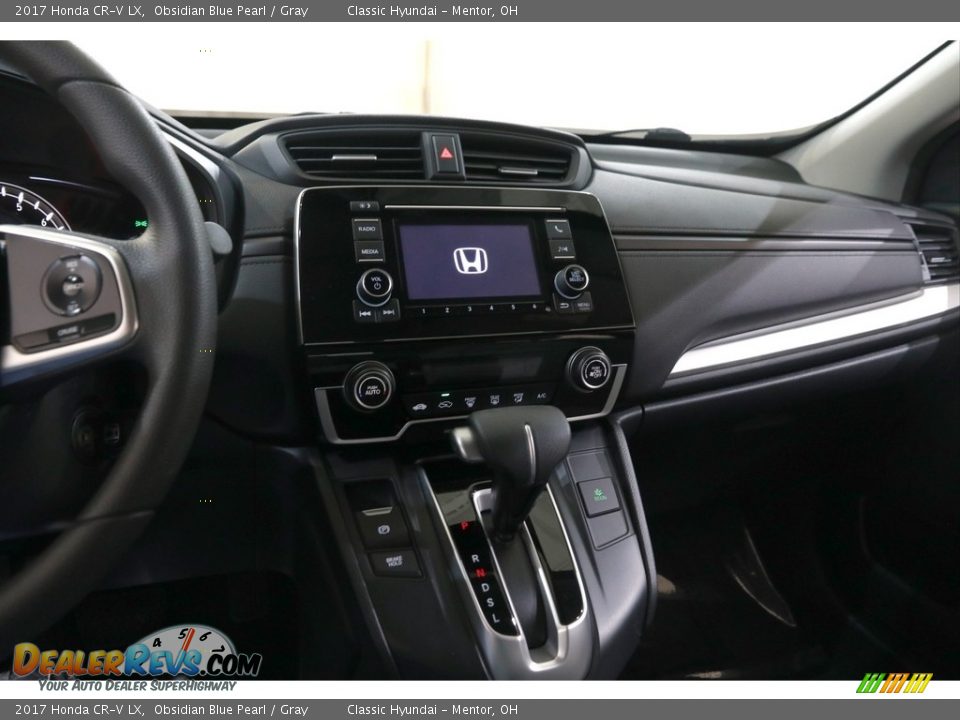 2017 Honda CR-V LX Obsidian Blue Pearl / Gray Photo #9