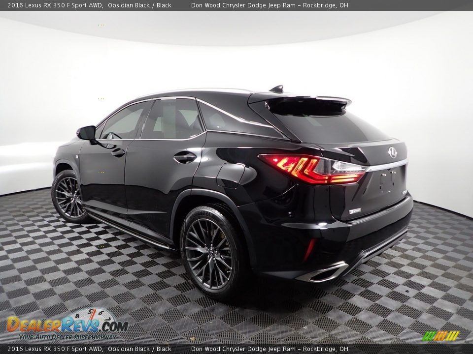 Obsidian Black 2016 Lexus RX 350 F Sport AWD Photo #9