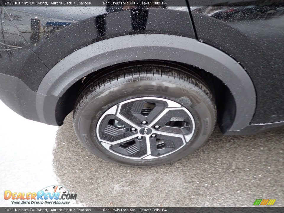 2023 Kia Niro EX Hybrid Aurora Black / Charcoal Photo #9