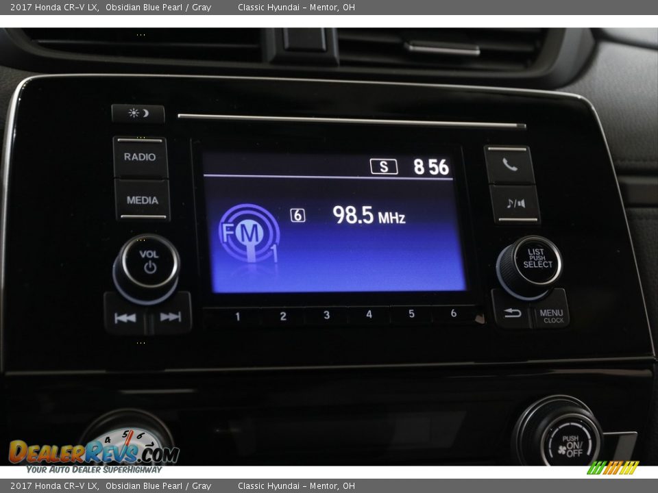 2017 Honda CR-V LX Obsidian Blue Pearl / Gray Photo #10