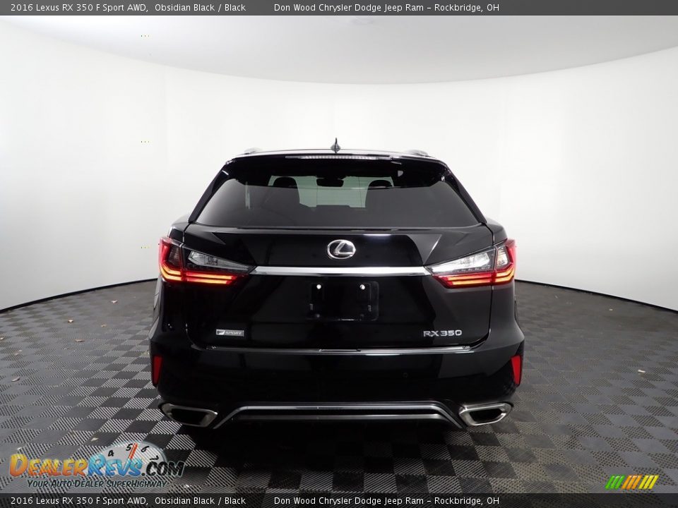 2016 Lexus RX 350 F Sport AWD Obsidian Black / Black Photo #10